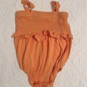 12-18 month bamboo romper larkspur